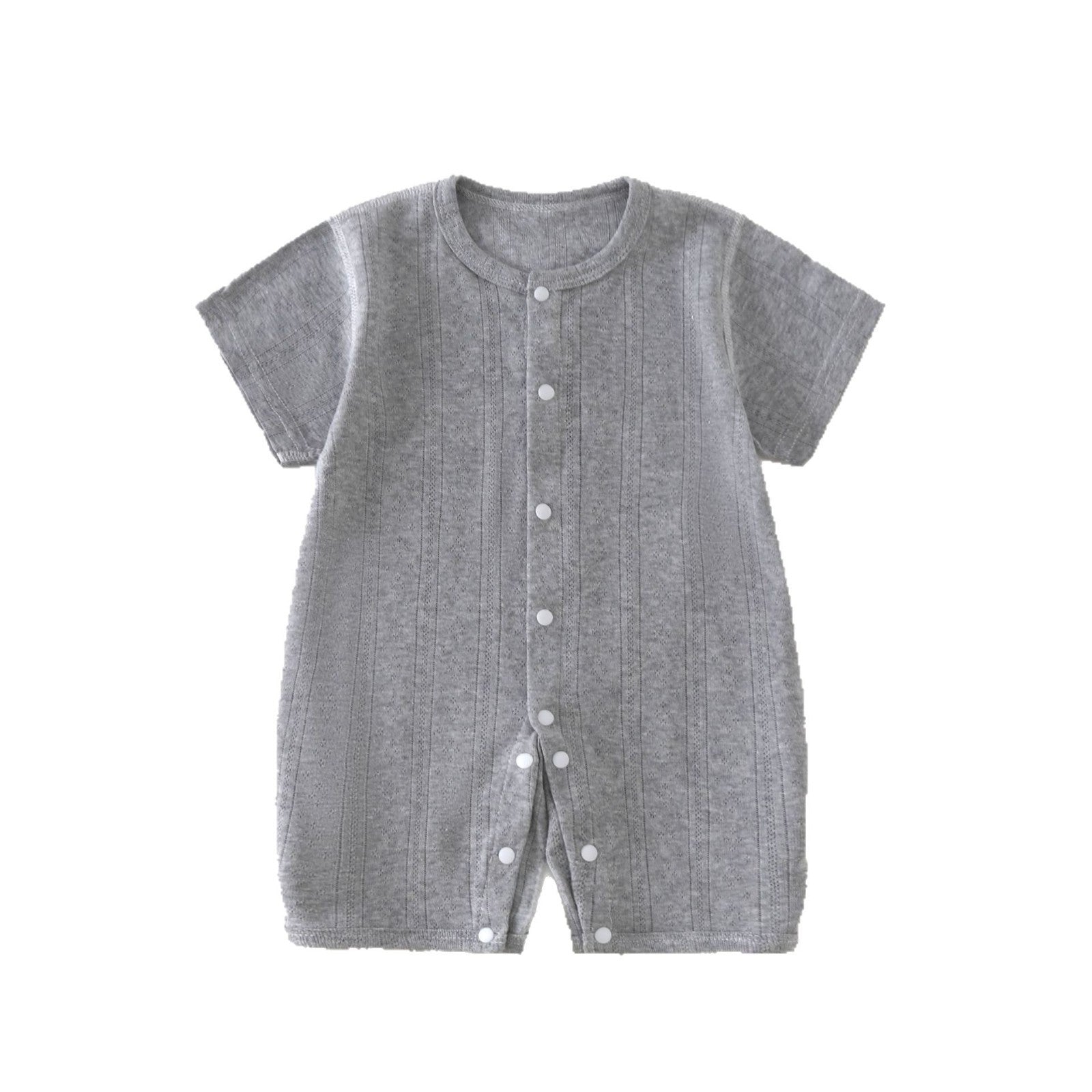 Baby Short Sleeve Rompers Summer Newborn Breathable Mesh Air Conditioning Clothes