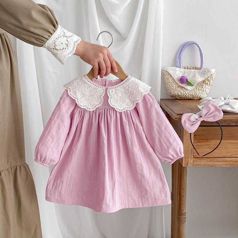 Baby Girl Outerwear Romper Long Sleeve Dress