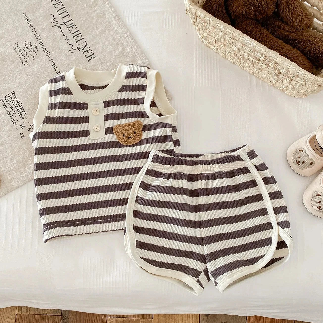 Waffle Stripe Summer Set