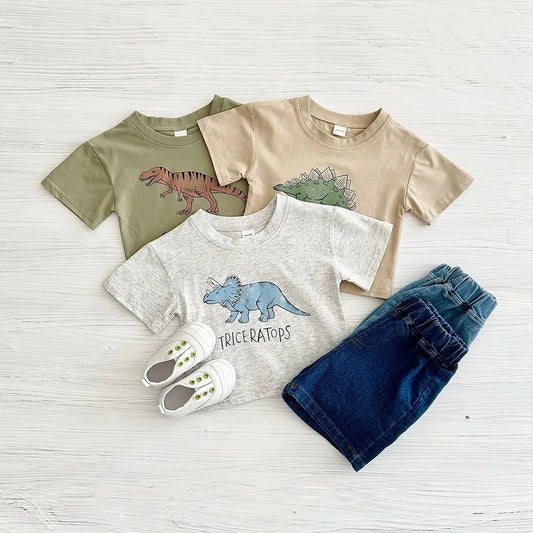 Cartoon Dinosaur Print Set