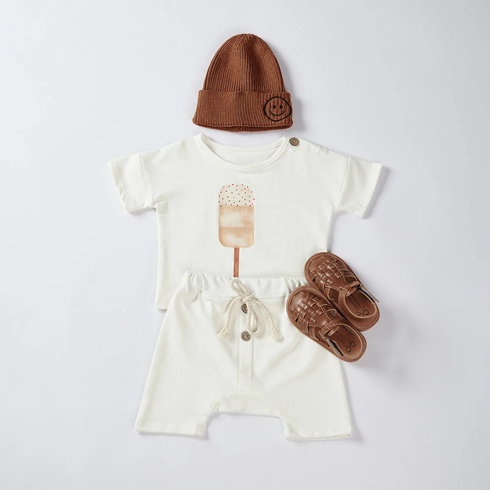 Sunshine Popsicle T-shirt & Shorts Set