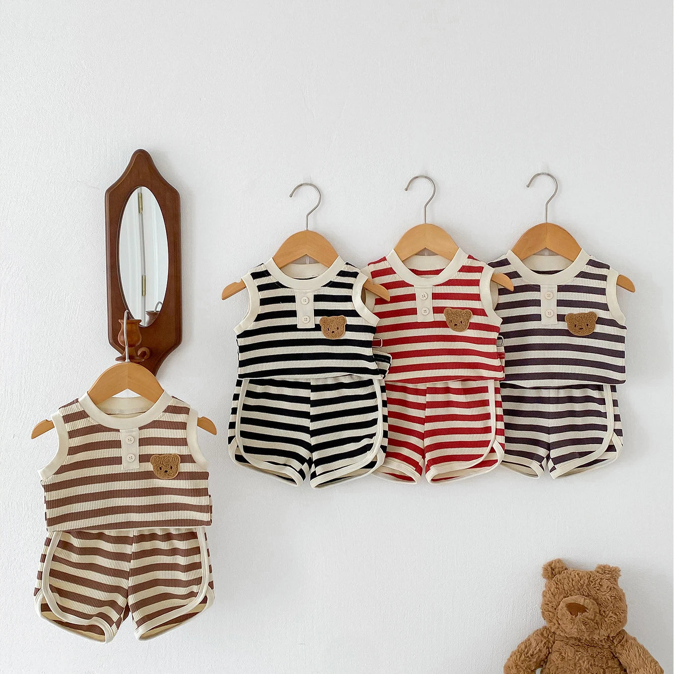 Waffle Stripe Summer Set