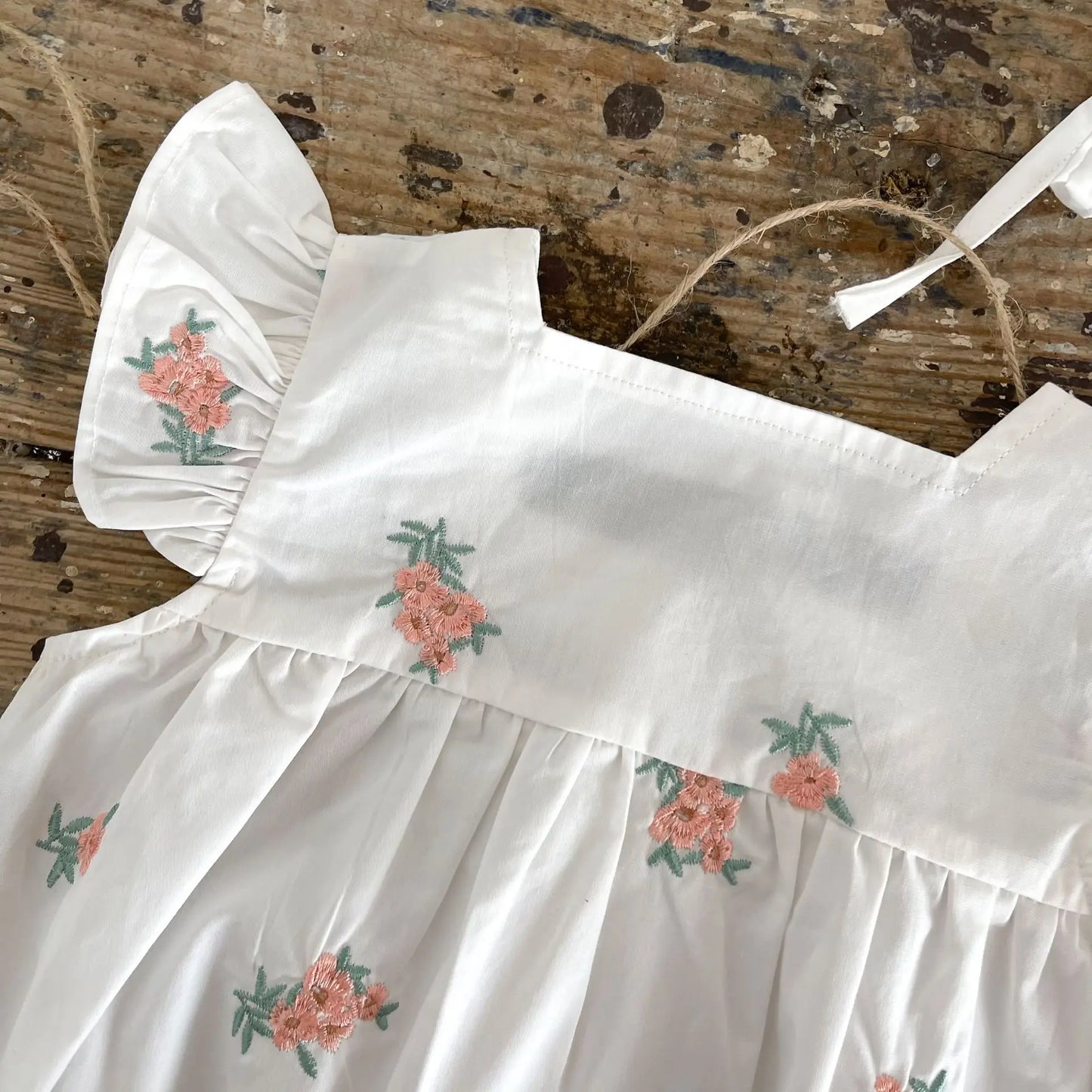 CLAIRE Embroidered Romper & Hat