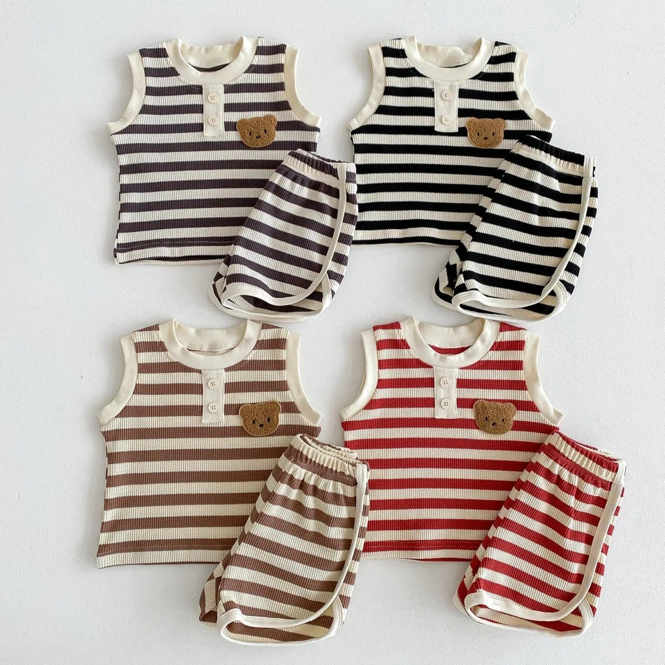 Waffle Stripe Summer Set