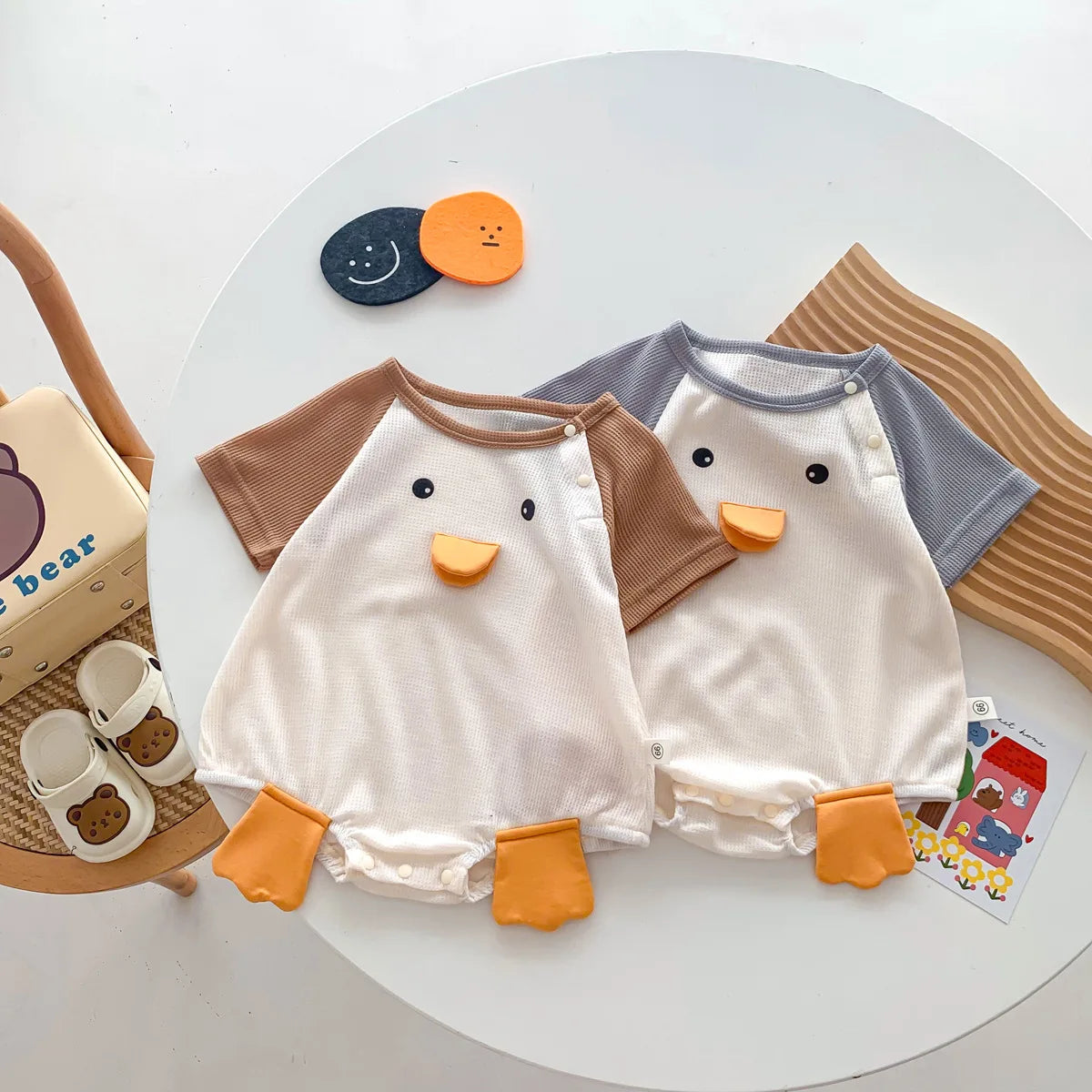 3D Duck Short Sleeved Jumpsuit