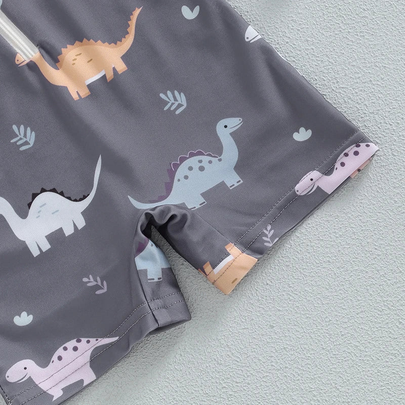 Dinosaur Short Sleeve Swimsuit