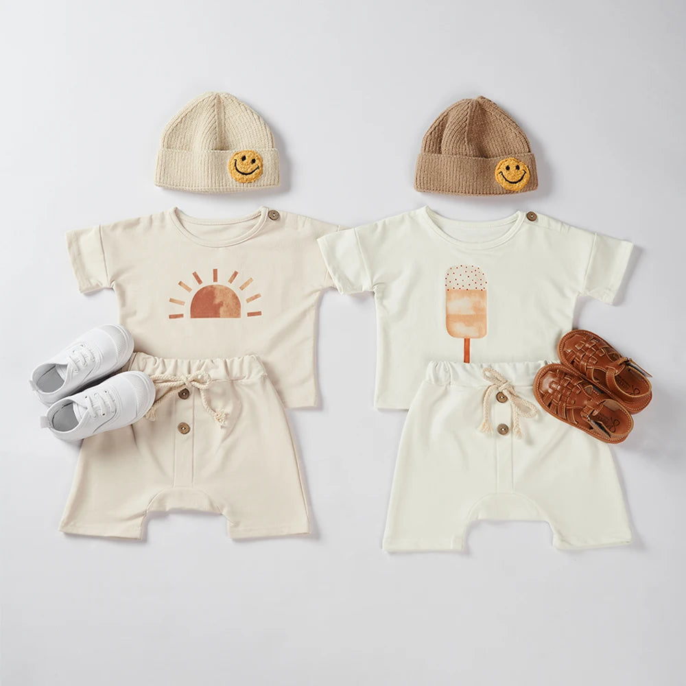 Sunshine Popsicle T-shirt & Shorts Set