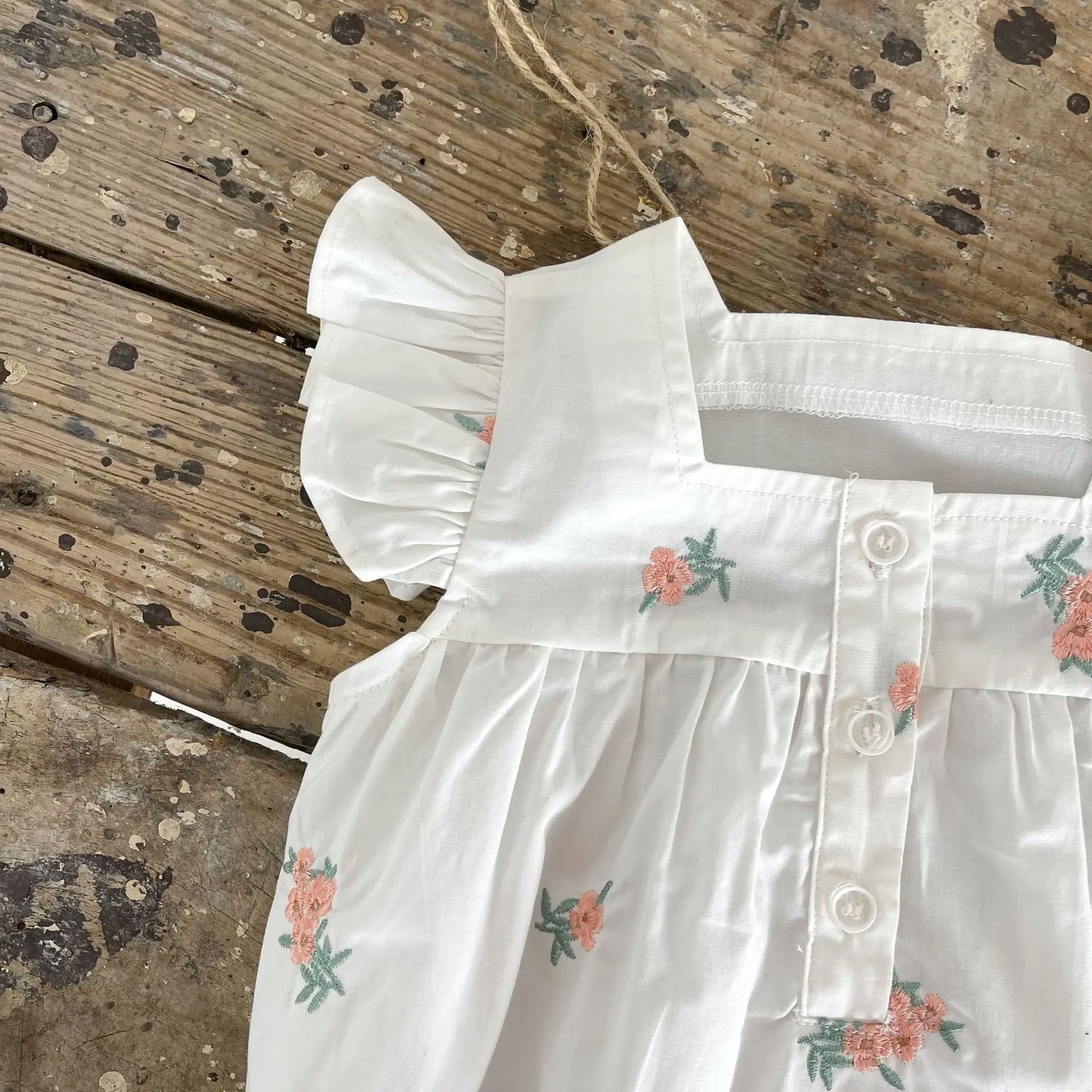 CLAIRE Embroidered Romper & Hat