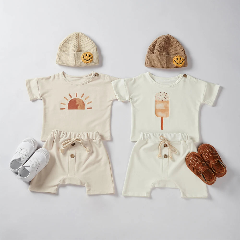 Sunshine Popsicle T-shirt & Shorts Set