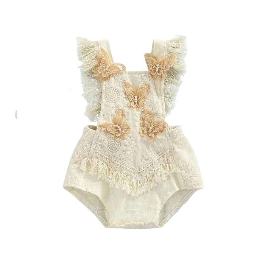 Enchanted Lace Butterfly Romper