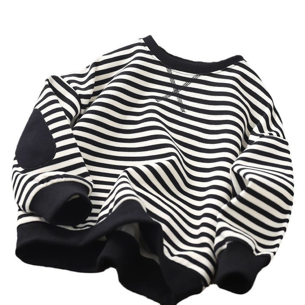 Striped Warm Long Sleeve Sweater