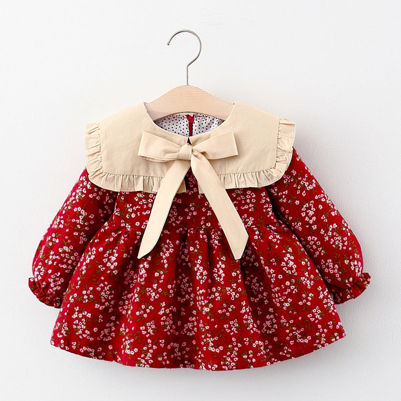 Girls Floral Princess Dress