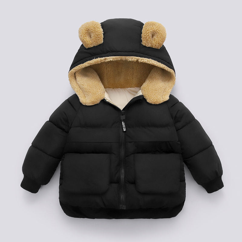 Bear Hooded Warm Jacket