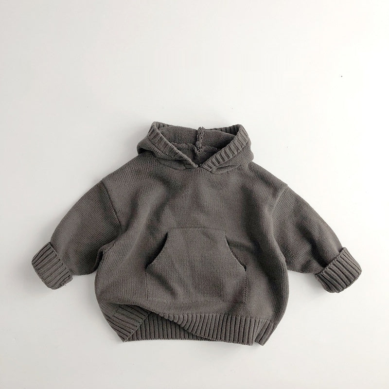 Retro Casual Knitted Hoodie