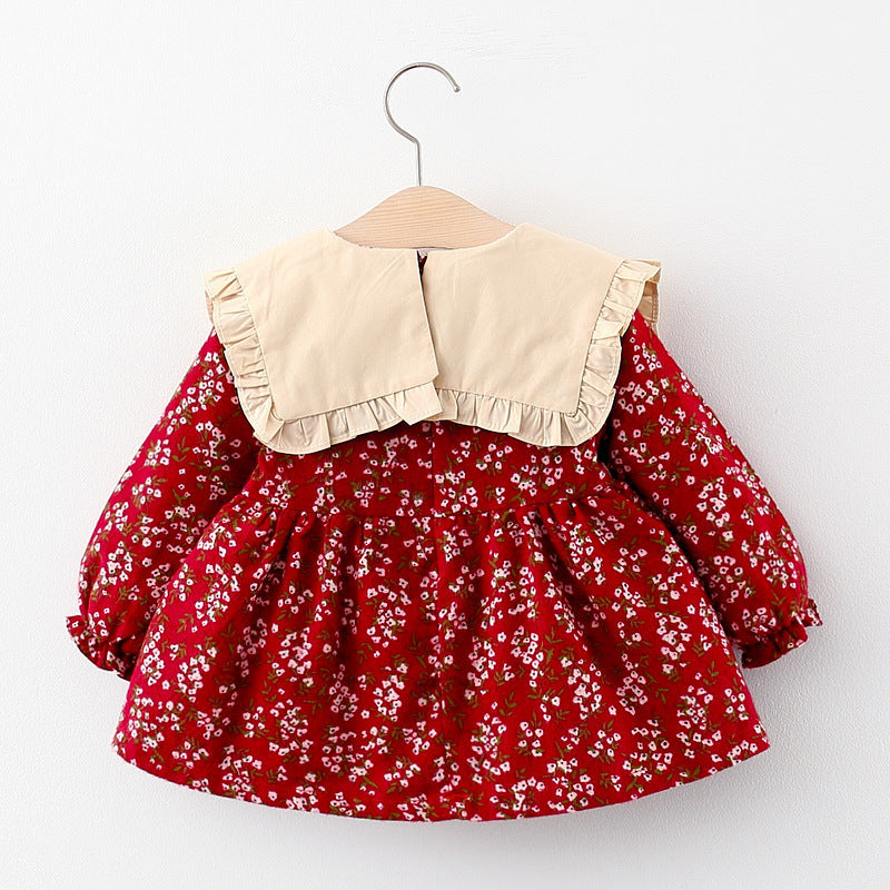 Girls Floral Princess Dress