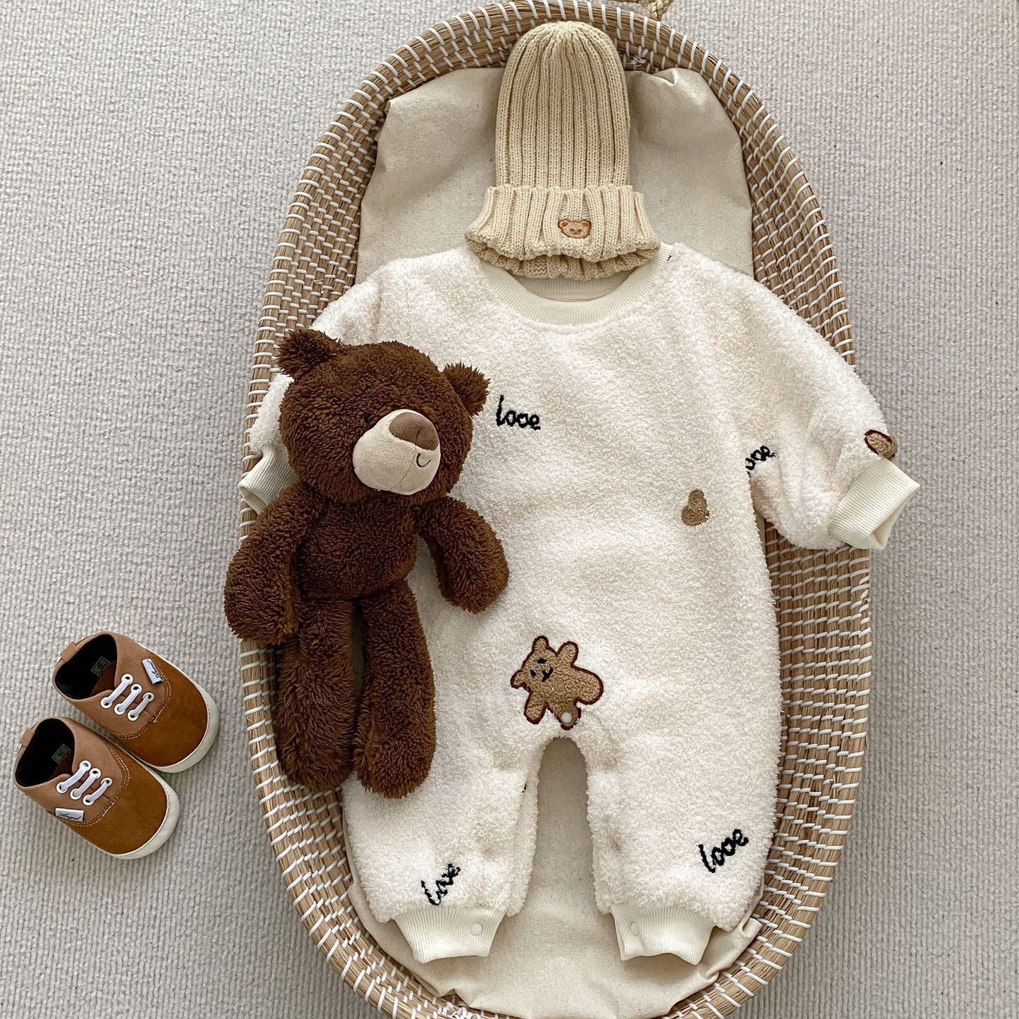 Thickened Warm Baby Romper