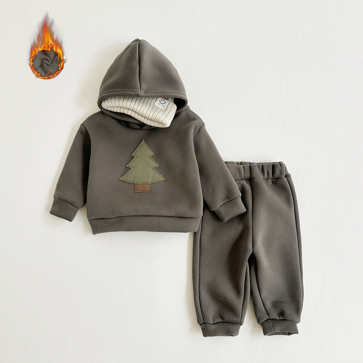 TREE Hooded Pajamas Set