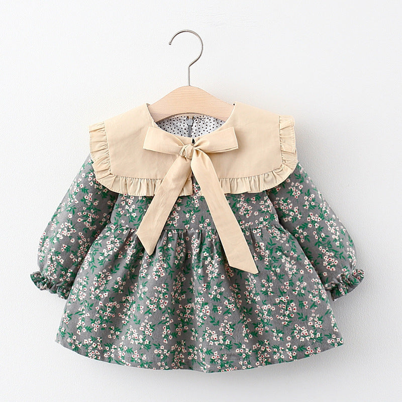 Girls Floral Princess Dress