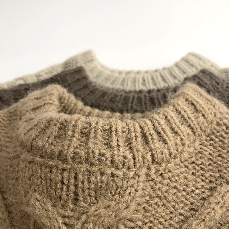 Twists Coarse Knit Sweater