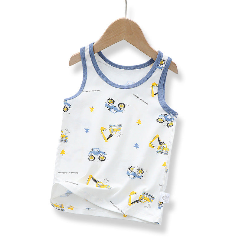 Breathable Bottoming Cotton Boys' Vest