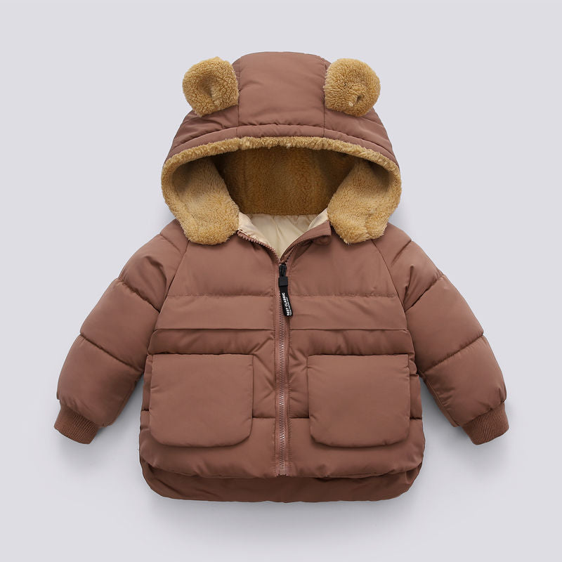 Bear Hooded Warm Jacket