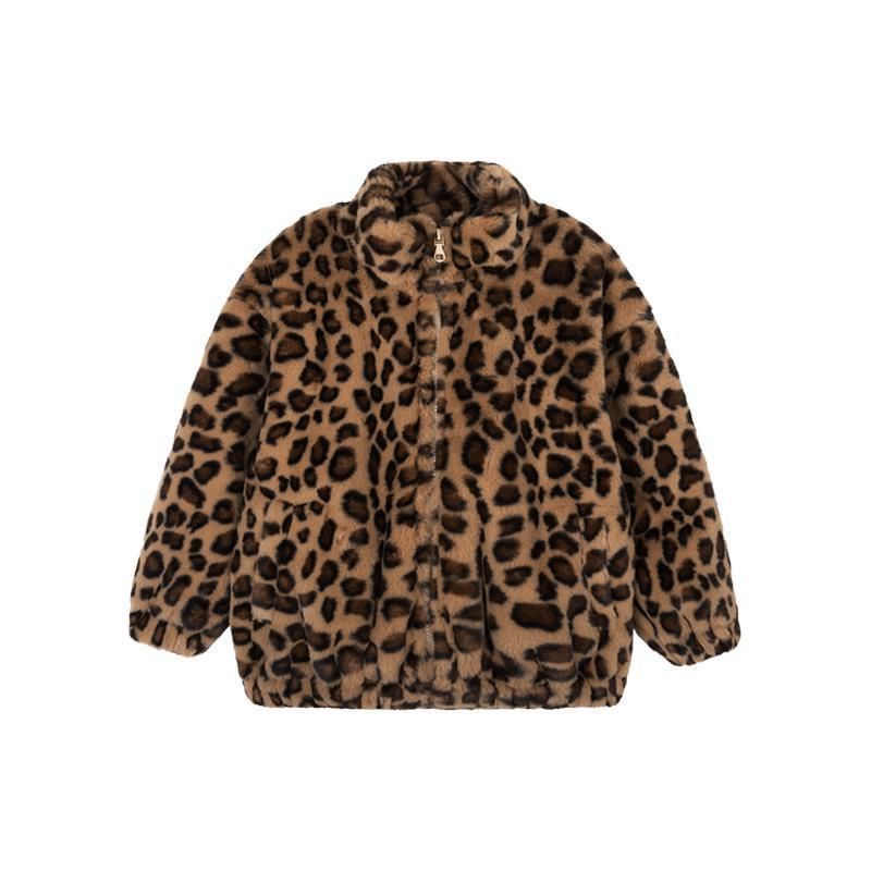 Fashionable Leopard Thickened Jacket