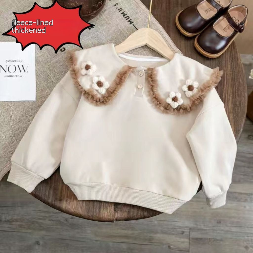 Doll Collar Warm Sweater