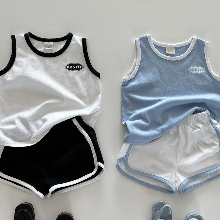 Boys And Girls Fashion Sleeveless Vest Casual Suit