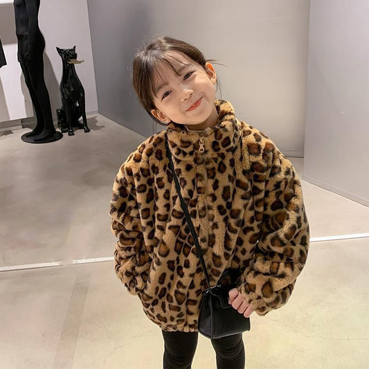 Fashionable Leopard Thickened Jacket