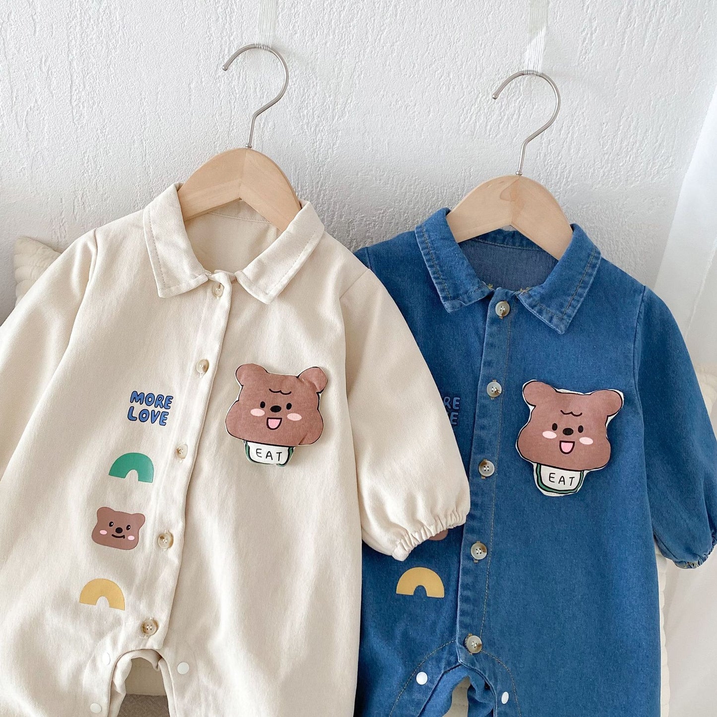 Baby Denim Jumpsuit Autumn Clothes