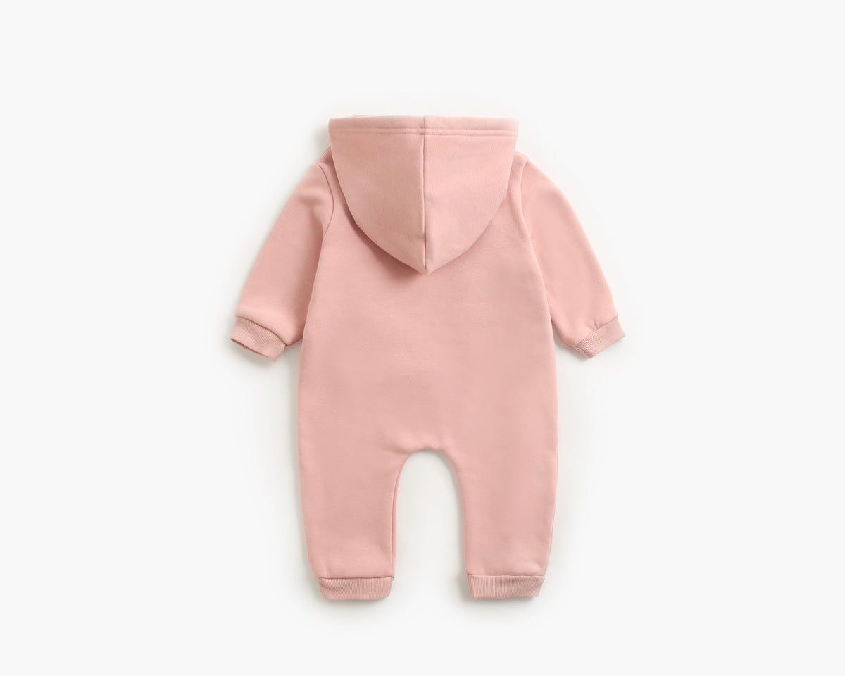 Warm Baby Bear & Rabbit Jumpsuit