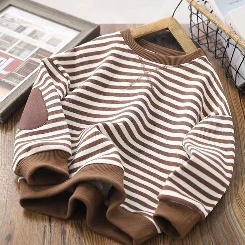 Striped Warm Long Sleeve Sweater