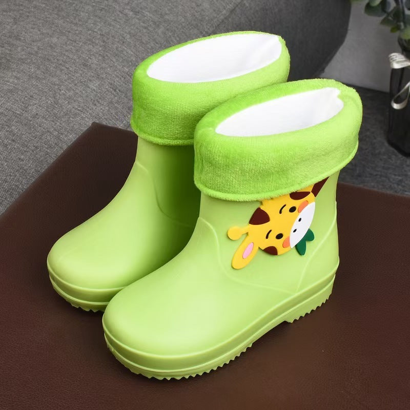 Animals Warm Rain Boots