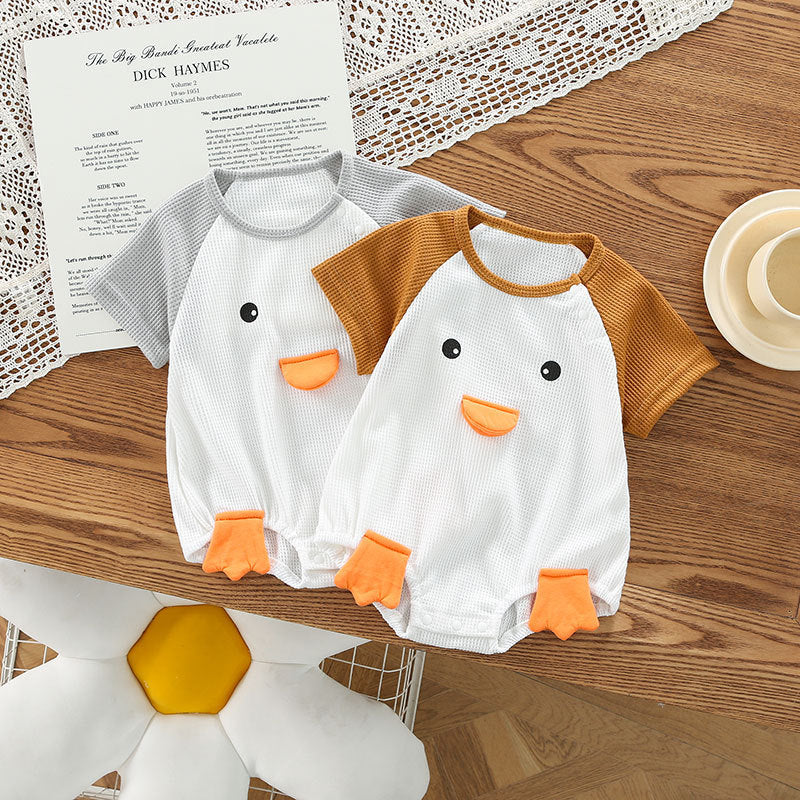 Cartoon Cute Duck Romper