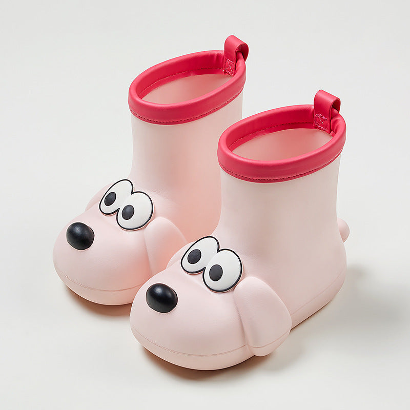 Cheerful Mario Children's Rain Boots Non-slip Waterproof