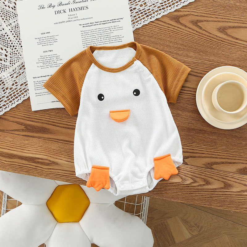 Cartoon Cute Duck Romper