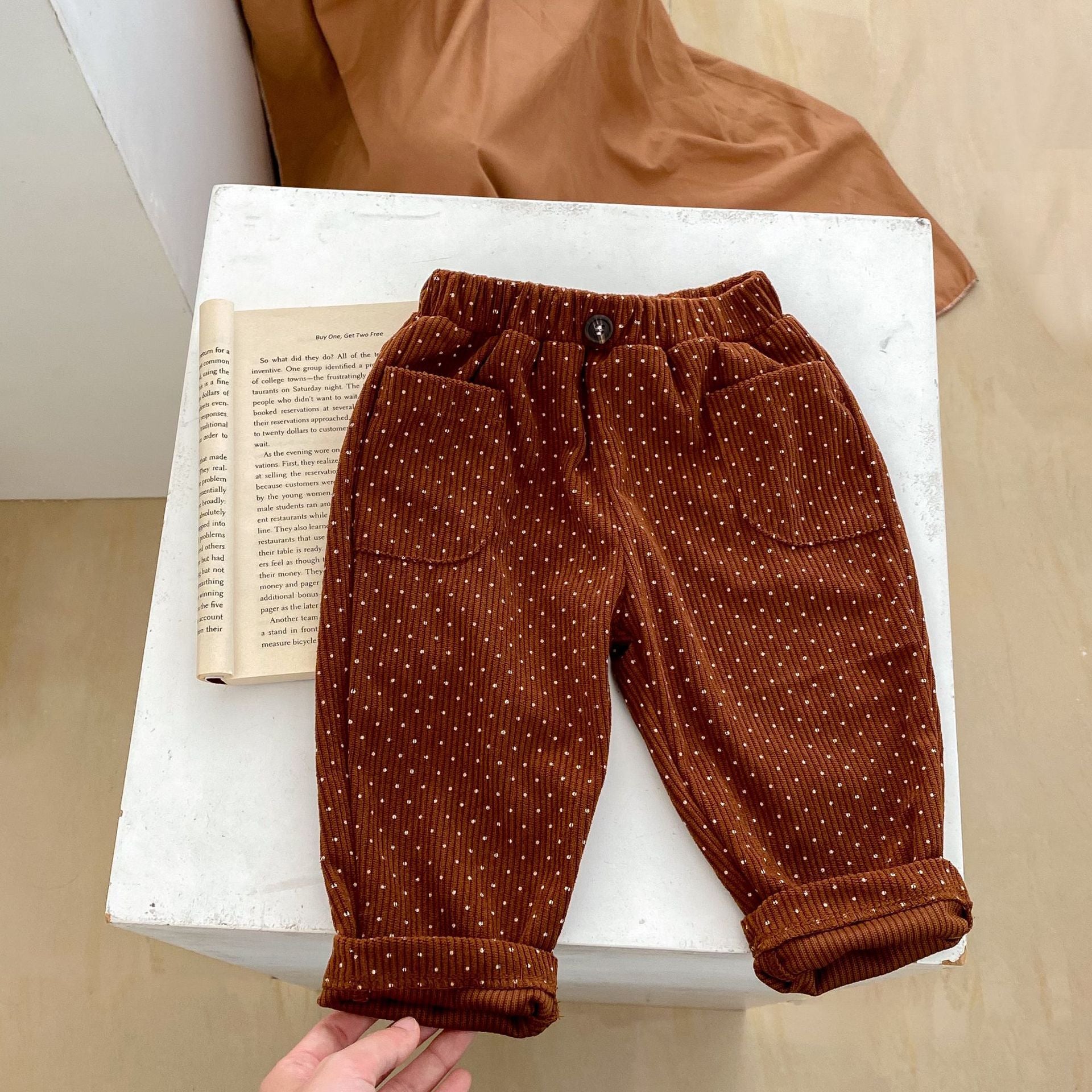 Corduroy Loose Casual Trousers