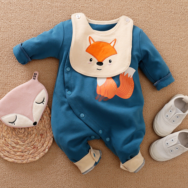 Animals Cartoon Baby Jumpsuit