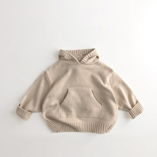 Retro Casual Knitted Hoodie