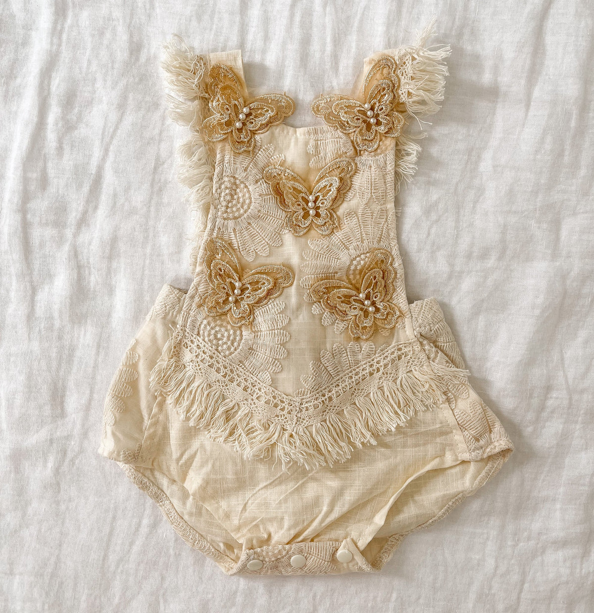 Enchanted Lace Butterfly Romper