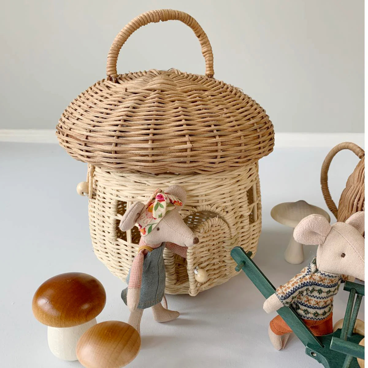 Rattan Mushroom House