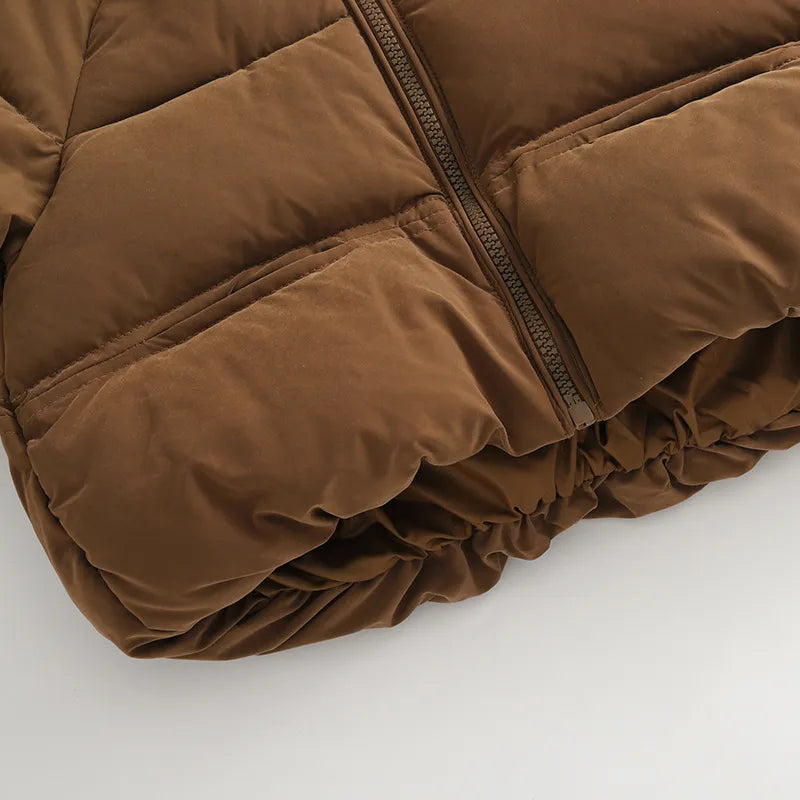 Close-up of padded sleeve and elastic cuff