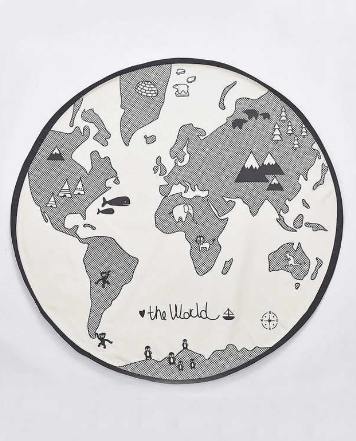 World Map Rug