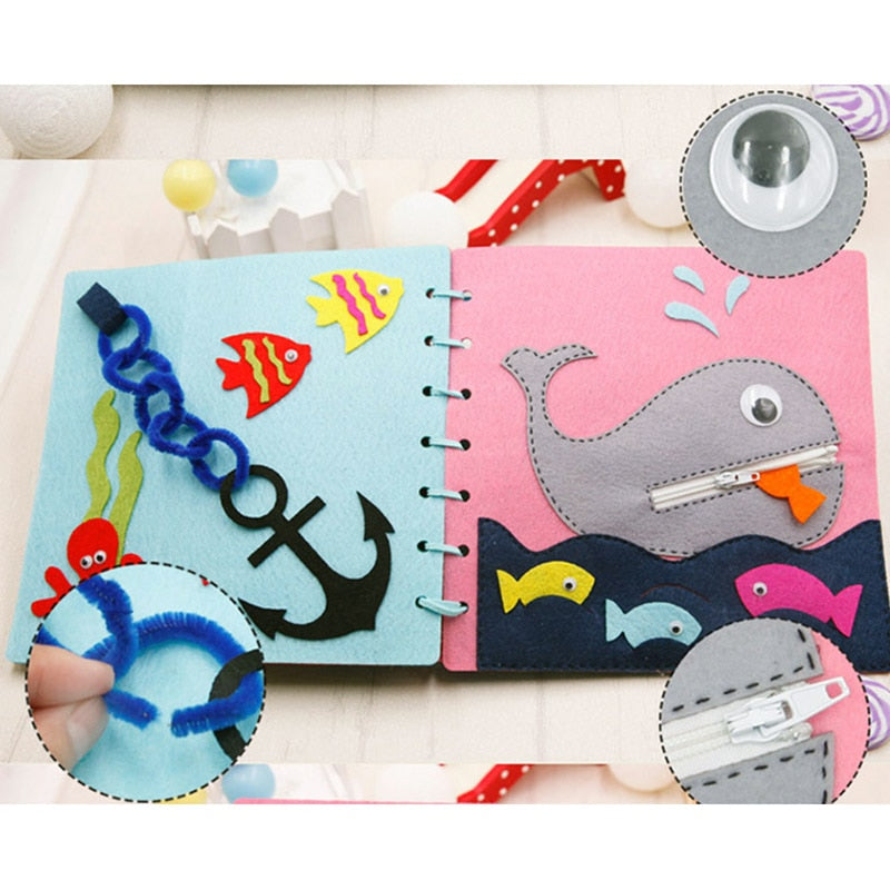 Educational Cloth Book Handmade DIY