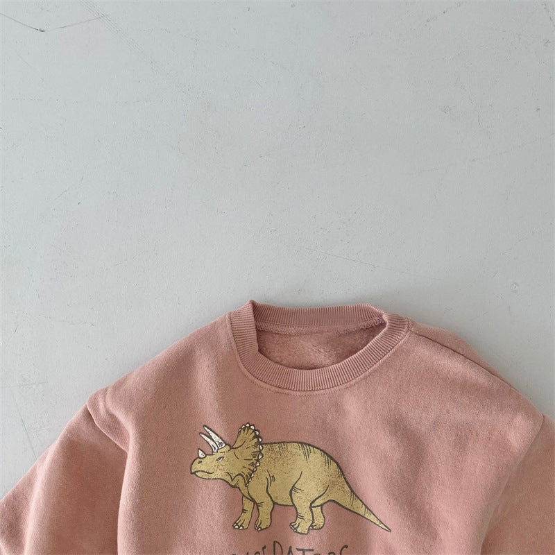 Dinosaur Fleece Soft Pullover