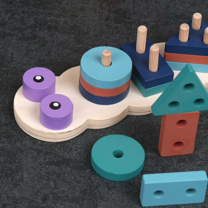 Montessori Wooden Set Column