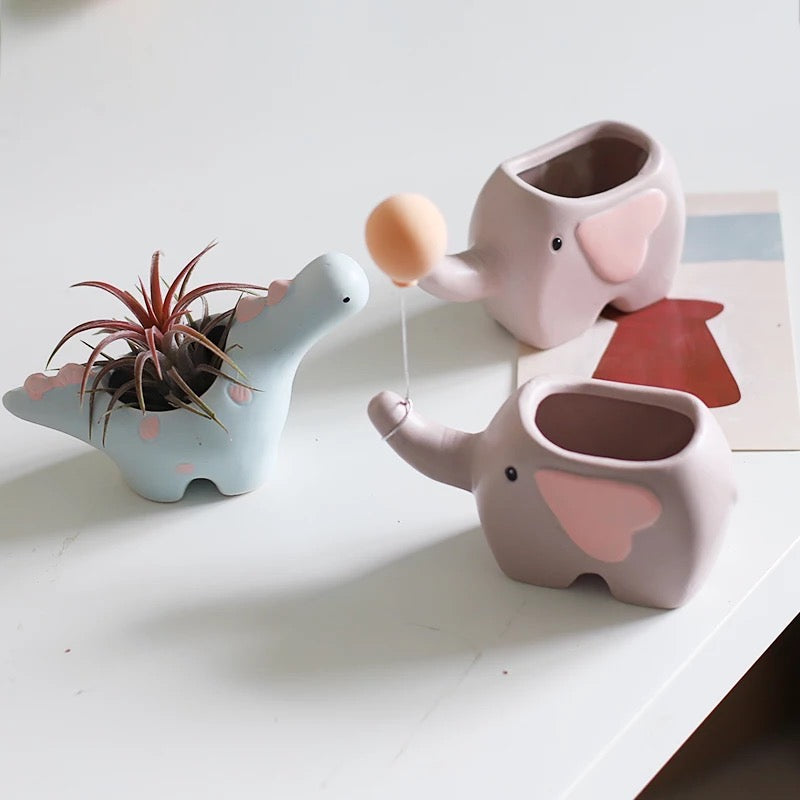 Elefunny® Ceramic Pots