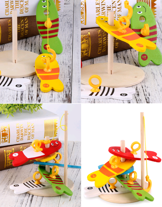 Wooden Fishing Toy