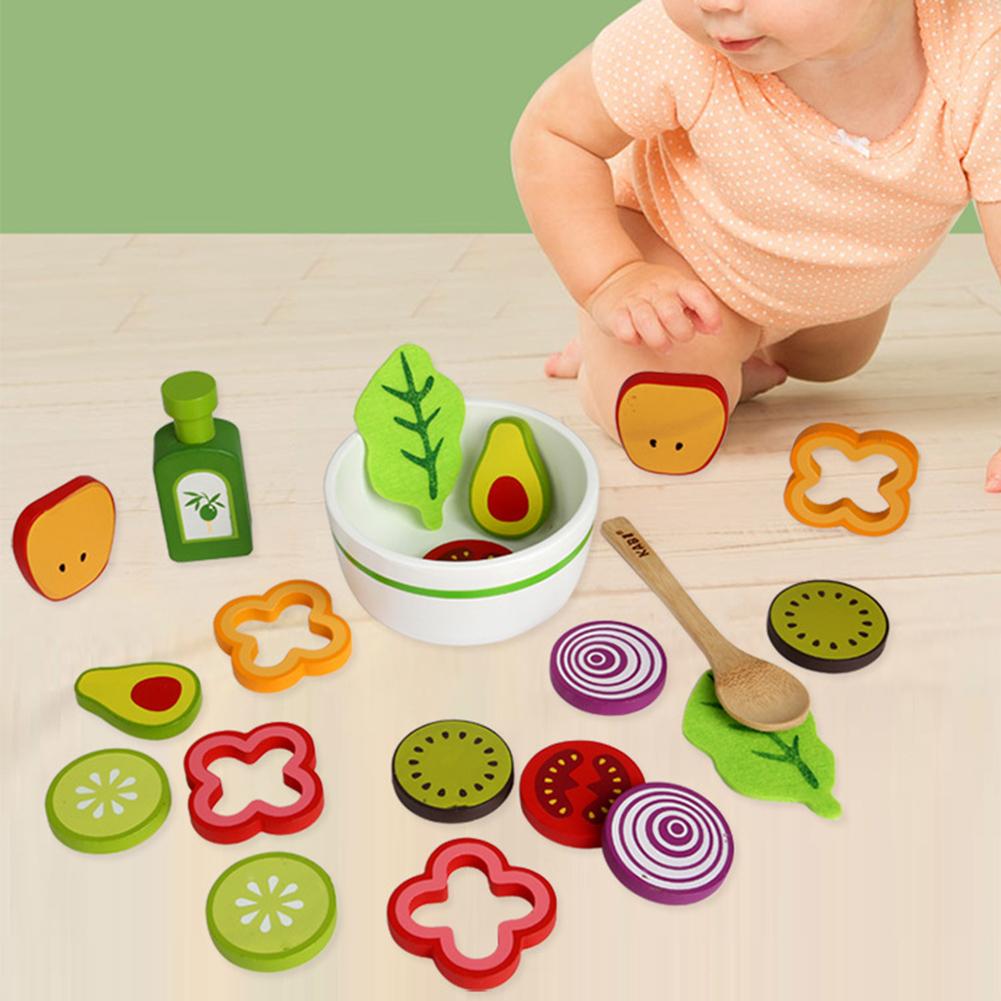 Wooden Salad Toy