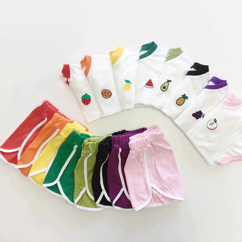 Fruits Casual T-Shirt & Shorts Set